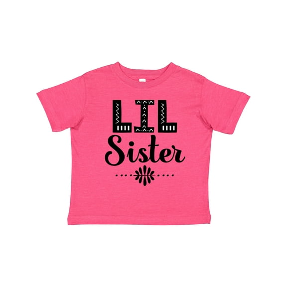 Inktastic Little Sister Lil Sis Girls Toddler T-Shirt