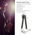 thumbnail image 3 of Correa de saxofón ajustable longitud ajustable Reduce la presión Diseño de hebilla Correa de hombro de saxofón de fibra de poliéster Amplia aplicación para oboe ANGGREK Otros, 3 of 8