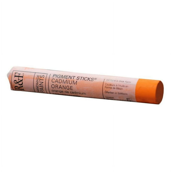R&F Handmade Paints Pigment Stick, 38ml, Cadmium Orange