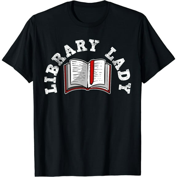 Library Librarian Bookworm Reading Books T-Shirt