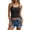 Black, variant on Public Cropped Spaghetti Strap Camisole Tops for Womens Trendy Ribbed Sling Tank Tops Summer Back See Through Lace Tops Sleeveless Slim T Shirt Black One Size