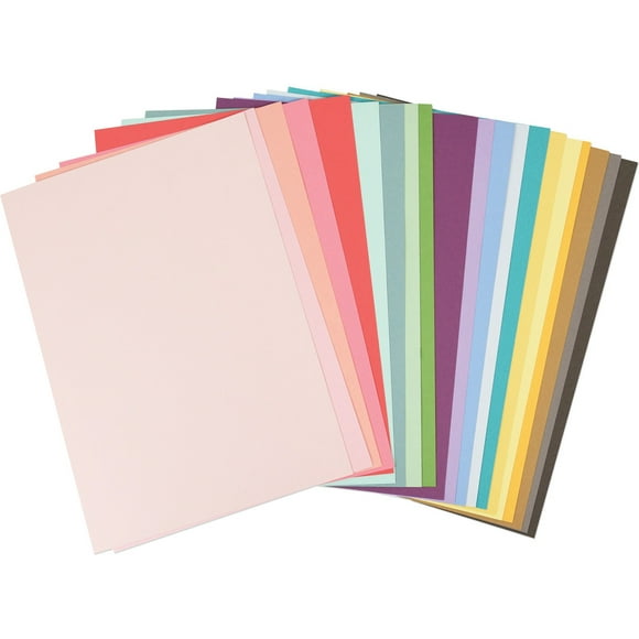Sizzix Textured Cardstock Sheets 8.3X11.7" 80/Pkg-Assorted Colors
