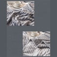 thumbnail image 4 of Popular Home Essentials, Fleece Solid Color Striped Fleece Blanket Coral Fleece Sofa Cover Blanket Air Conditioning Blanket Nap Blanket, 4 of 7