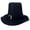 Black with gold b, variant on Osdhezcn Classical Pilgrims Hat with Buckles Design for Women Men Various Occasion