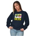 thumbnail image 4 of Retro Nineties Colorful Cassette Tape Unisex Plus Fleece Graphic Sweatshirt Brisco Brands 5X, 4 of 5