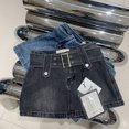 thumbnail image 3 of Minifaldas vaqueras Y2K para mujer, ropa de calle, faldas vaqueras con cinturón Harajuku, faldas vaqueras vintage coreanas de cintura alta, faldas ajustadas que combinan con todo, nuevas, 3 of 4