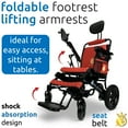 thumbnail image 2 of MAJESTIC IQ-8000 New Remote & Joystick Controlled Mobility Aid Lightweight Foldable Electric Wheelchair, 2 of 6