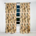 thumbnail image 6 of Designart "Earthy Nomadic Artwork II" Boho Room Darkening Single Curtain Panel, 6 of 6