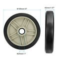 thumbnail image 2 of Unique Bargains 8" Air Compressor Wheel, Universal Air Compressor Replacement Part with 1" Hole, Beige, 2 of 5
