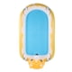 thumbnail image 1 of Piscina inflable con rociadores, piscina inflable con rociadores, almohadilla de salpicaduras inflable de PVC, piscina inflable, artesanía excepcional, 1 of 12