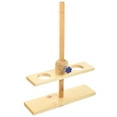 thumbnail image 4 of Lab Wood Rack Portable Funnel Storage Dual Hole Stand for School Home Supplies, 4 of 8