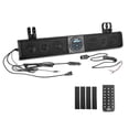 thumbnail image 1 of BELVA BASB26v2 Barra de sonido Bluetooth amplificada resistente a la intemperie de 26” 500W para UTV/ATV/SxS/carrito de golf, 6 parlantes, control remoto, ecualizador preestablecido, se adapta a barra, 1 of 5