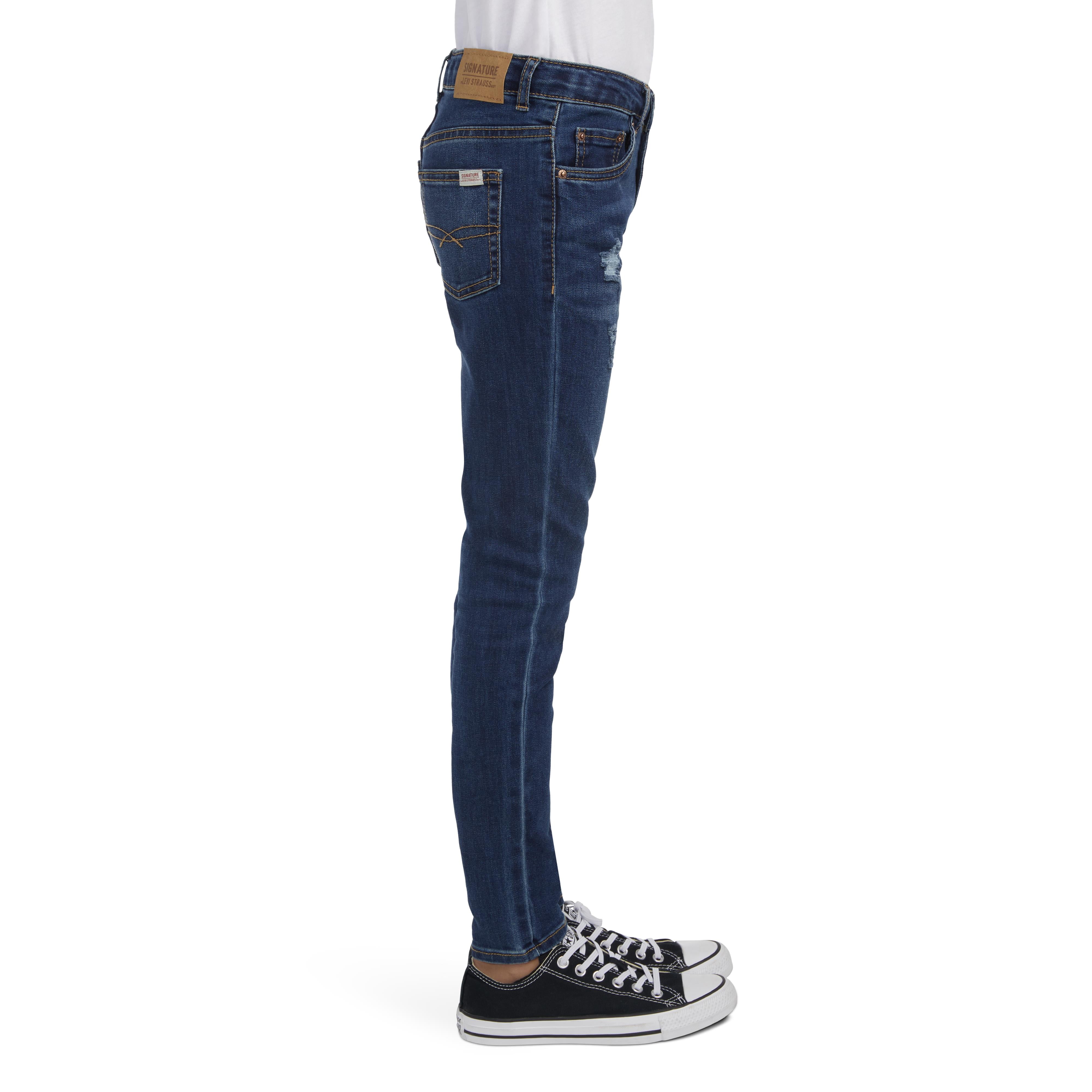 Levi Strauss Signature Girls High Rise Super Skinny Jeans, Sizes 5-18