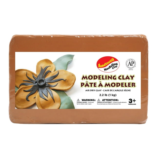 Sandtastik Pâte à Modeler à Séchage à l'Air, Terre Cuite - 2,2 lb