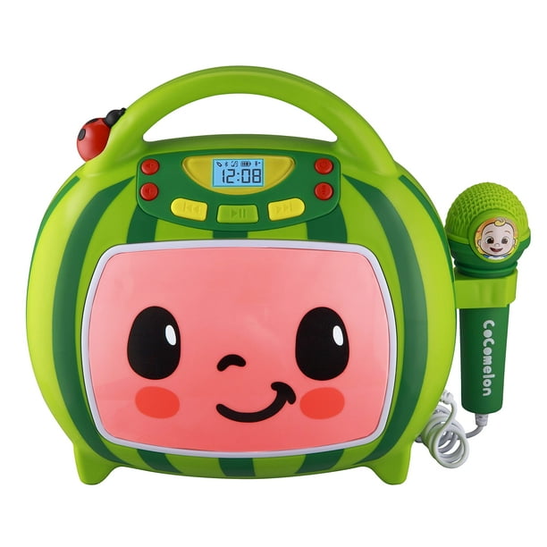 Máquina de karaoke eKids Cocomelon con micrófono y altavoz Bluetooth
