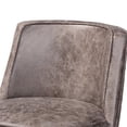 thumbnail image 4 of Bowery Hill Grey and Walnut Brown Finished Wood 2-Piece Bar Stool Set, 4 of 8