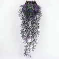 thumbnail image 2 of 2 Pcs Artificial Ivy Artificial Green Hanging Plants for Celebration, Wedding, Kitchen, Garden, Office Decoration Purple, 2 of 5