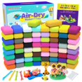 thumbnail image 1 of Arcilla de modelar AESTD-St Air Dry, 66 colores con herramientas para esculpir, 1 of 6