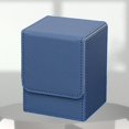 thumbnail image 4 of Caja de almacenamiento ranurada capacidad de cuero PU, caja contenedora para s, organizador de s comerciales, soporte de almacenamiento Vertical azul CUTICAT Estuche de almacenamiento, 4 of 8