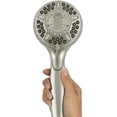 thumbnail image 3 of Waterpik PowerPulse 12-Mode Dual Shower System with 5-Foot Hose and Theraputic Massage, Brushed Nickel - 6 Sprays, 3 of 8