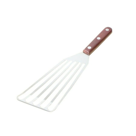 

Stainless Steel Steak Slotted Turner Cooking Spatula Wooden Handle Fried Shovel Kitchenware (Extra-large Size)