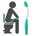 thumbnail image 2 of Ayudas Para El Inodoro Asa Extendida Autoasistencia Comodidad Soporte Inferior Accesorio Asistencia Para La Limpieza De Glúteos Para Mujeres Embarazadas Ancianos Moyic HA021982-00, 2 of 6