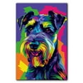 thumbnail image 3 of Standard Schnauzer Dog Canvas Wall Art Poster Prints Colorful Pop Animal Art Wall Decor Dog Picture Artwork Pet Dog Painting Poster for Home Bedroom Living Room Decoration Framed, 3 of 6