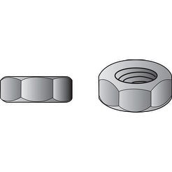 Hillman 661311 0.37 in. Hex Nut in Zinc Plated Steel 650 per Box