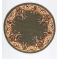 thumbnail image 7 of Momeni Harmony India Floral 8' Round Area Rugs With Sage HARM2HAI-7SAG790R, 7 of 7