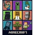 thumbnail image 2 of Junior's Minecraft Character Boxes  Graphic Tee Navy Blue 2X Large, 2 of 3