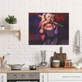 thumbnail image 4 of Harley Quinn Movie Canvas Decorative Poster Art Picture Painting Bedroom Painting Decor Dinner Room Living Room Posters Gift Unframe Wall Poster 16"x20", 4 of 7