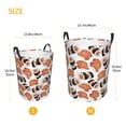 thumbnail image 5 of Kll Sushi Roll Waterproof Foldable Laundry Hamper Bucket With Handles For Storage Bin,Kids Room,Home Organizer (Small), 5 of 8