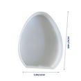 thumbnail image 3 of Huevo De Silicona En Blanco Para Aromaterapia Diy. Huevo Decorativo De Pascua Perfecto Para Manualidades Con Yeso Y Para El Hogar., 3 of 4