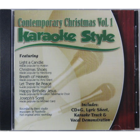 christian karaoke contemporary daywind christmas songs volume cd style