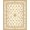 Cream, Pattern 18, variant on ODIKA Beige Vintage Farmhouse Botanical Scroll Border Pile Playroom Stain Resistant Low Profile for Dorm Room, Small Living Apartment