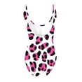 thumbnail image 5 of LEKWK One Piece Swimsuits for Women Animal Print Scoop Neck Tummy Control Bathing Suits Slimming Monokini Modest Summer Resort Holiday Swimwear, 5 of 6