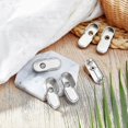 thumbnail image 1 of 6 Oval Wardrobe Rail End Brackets Nickel Silver Wardrobe Rod Support 15mm Wardrobe Flange Rail Brackets And 6 Pieces Clo Walkbee 4182 B, 1 of 5