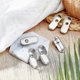 thumbnail image 1 of 6 Oval Wardrobe Rail End Brackets Nickel Silver Wardrobe Rod Support 15mm Wardrobe Flange Rail Brackets And 6 Pieces Clo Walkbee 4182 B, 1 of 5