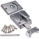 thumbnail image 2 of 2PCS Indicador de cerradura de puerta, Cerradura de baño de inodoro Cerradura de cromo vacante / comprometida Indicando DeadBolt Baño público Inodoro Cerradura de puerta de partición de privacida, 2 of 5