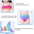 thumbnail image 3 of Traje De Baño De Cola De Pez Para Niña, Traje De Baño De Cola Simulada Con Camiseta Sin Mangas Y Pantalones, Traje De Baño Para Niños, Traje De Baño De Cuento, Conjunto De, 3 of 7