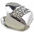 thumbnail image 3 of HAHDAXIA 2 Pcs Iced Out Teeth Grillz for Hip Hop Grills for Your Teeth Top and Bottom, Rapper Costume Cosplay Teeth Jewelry and Accessories - for Photo Video Shoots, Clubbing, 3 of 5