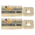 thumbnail image 4 of Battery Lugs, Welding Free High Accuracy Gold Plated Connector Screw Ring Terminal Brass Tight Wire Fit  For Audio Modification 0GA For 0-2GA, 4 of 8