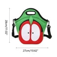 thumbnail image 2 of OAVQHLG3B Insulated Waterproof Carrying Lunch Tote Bag with Adjustable Shoulder Strap Cooler Box Neoprene lunchbox Container Soft Case baby Handbag School Travel Outdoor Thermal Bag, 2 of 4