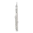thumbnail image 1 of 925 Argent Sterling Flute Collier Pendentif Instrument de Musique, 1 of 6