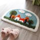 thumbnail image 3 of Half Round Door Mat for Outside Entry Rug Decorative Welcome Mat for Front Door Mat Outdoor Entrance Doormat 4060CM, 3 of 5