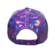 thumbnail image 4 of Gorra de béisbol multicolor de cuero PU para mujer - Ajustable, ligera, estilo informal, unisex para la playa/deporte, 4 of 7