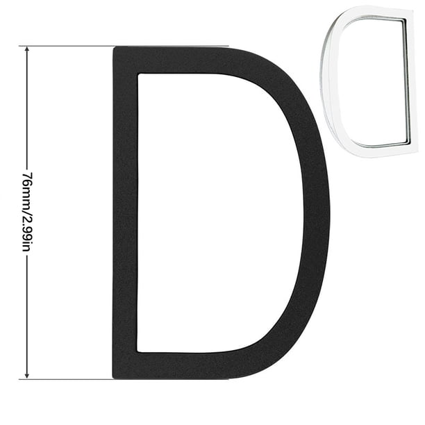 Herramientas y mejoras para el hogar Número de puerta digital de acero inoxidable de 3 pulgadas y 76 mm para villas, comunidades, patios, oficinas y edificios.