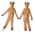 thumbnail image 6 of Dakiuu Kids Reindeer Christmas Costume Hooded Long Sleeve Jumpsuit With Antlers And Tail, 6 of 7