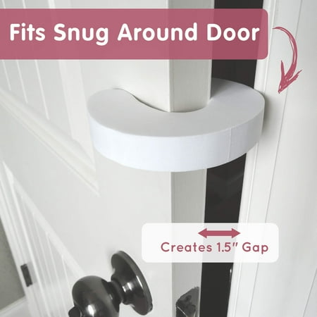 Wittle Finger Pinch Guard 4pk Foam Door Stopper To Baby Proof Doors