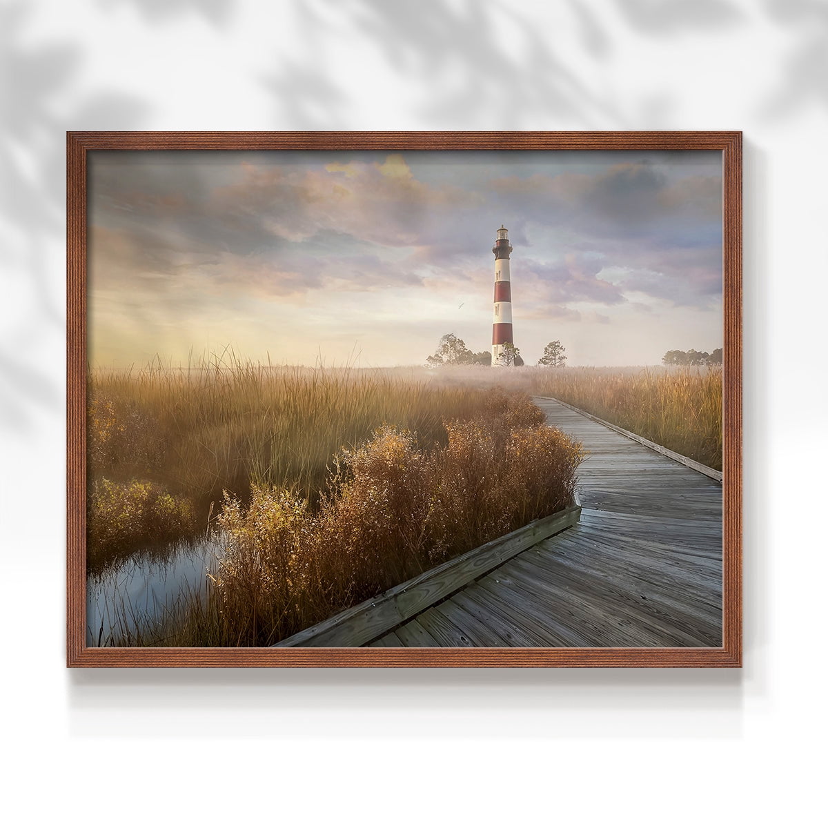 Private Path I by Mike Calascibetta - Restickable Framed Giclée Print